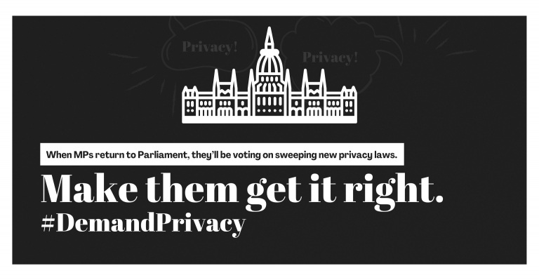 Image for Your voice, DELIVERED: OpenMedia community speaks out more than 17,000 times to demand urgent privacy protections now!