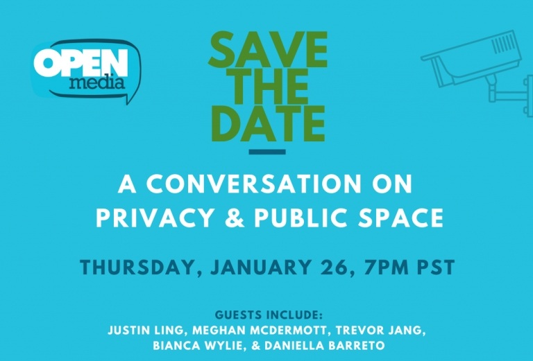 Image for OpenMedia presents: A Conversation on Privacy & Public Space