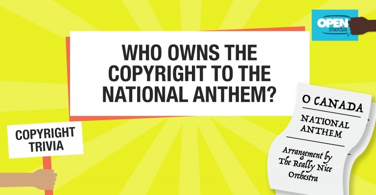 Image for Copyright trivia #2: Who owns the copyright to the national anthem?