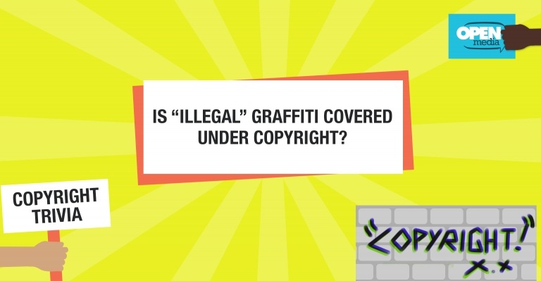 Image for Copyright trivia #3: Can “illegal” graffiti be protected under copyright?