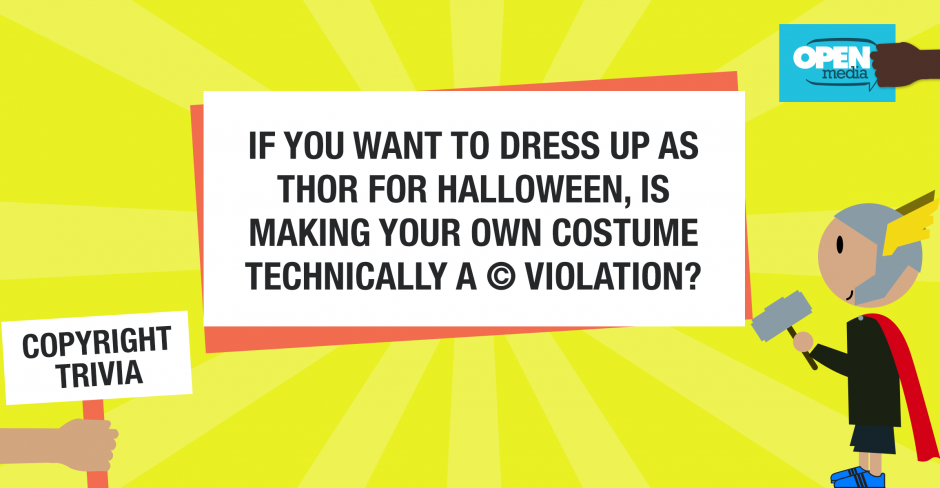 Image for If you want to dress up as Thor for Halloween, is making your own costume a copyright violation?