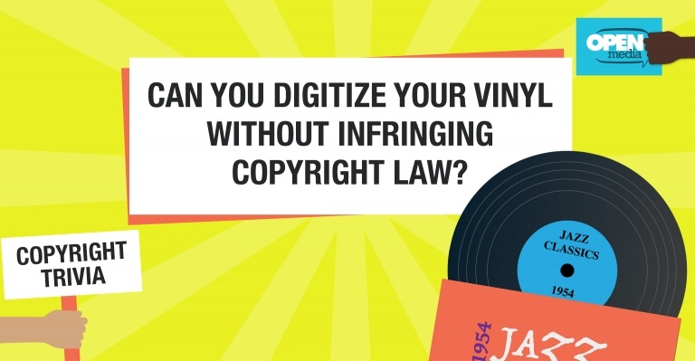 Image for Copyright trivia #1: Can you digitize your vinyl without infringing copyright law?