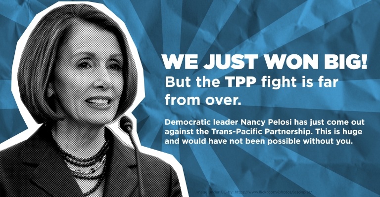 Image for We just won big, but the TPP fight is far from over 