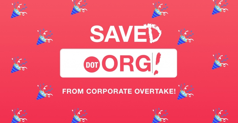 Image for You saved the .ORG domain!