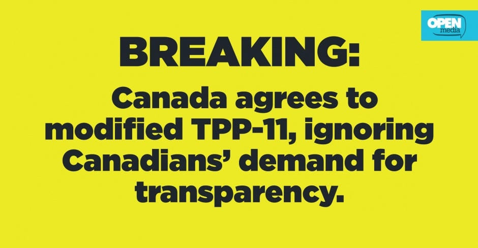 Image for Canada agrees to modified version of the Trans-Pacific Partnership without the U.S.