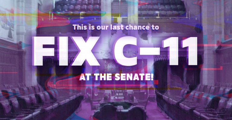 Image for Last Chance to fix Bill C-11