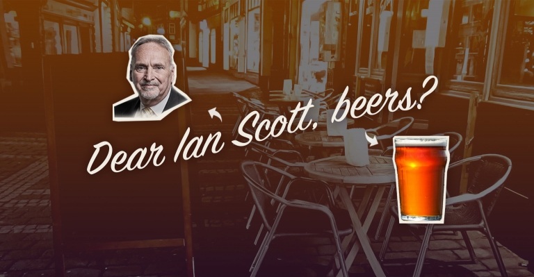Image for Send Ian Scott an invite for patio beers to talk Internet regulation — just like he did with Bell!
