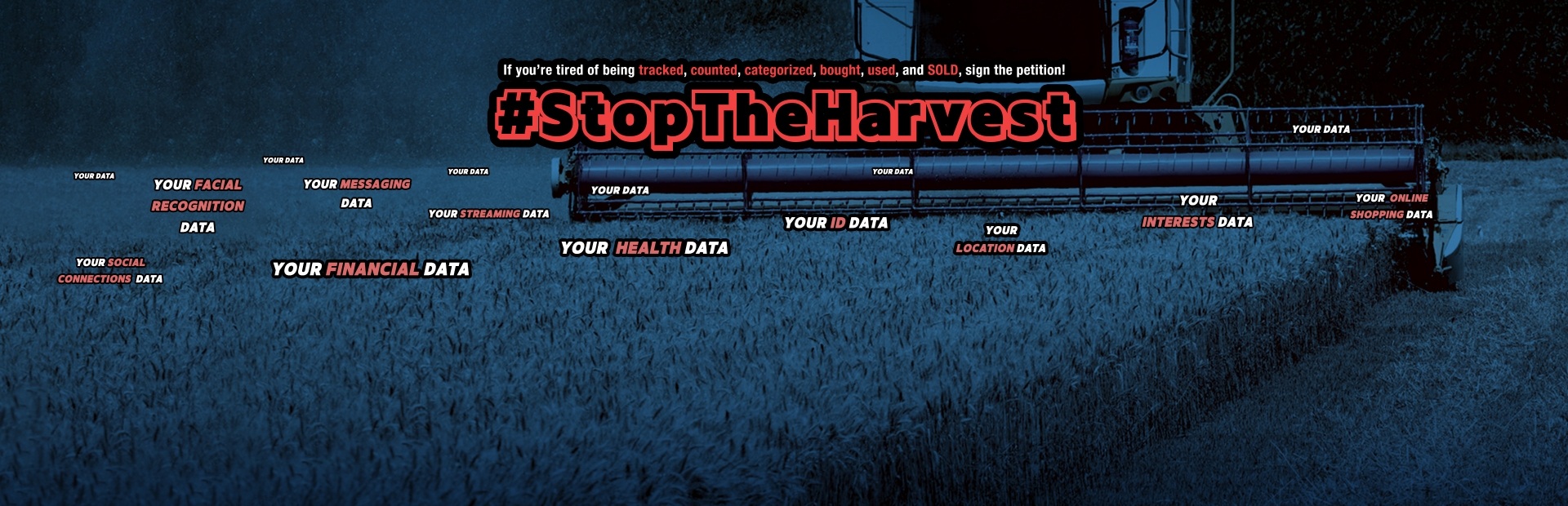 Stop the data harvest!
