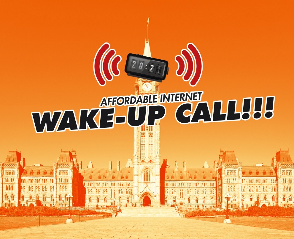 Give Trudeau a Wake-Up Call: Demand Affordable Internet!