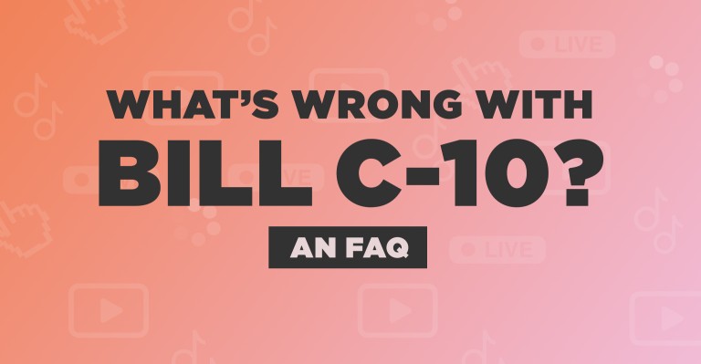 Image for What’s wrong with Bill C-10? An FAQ