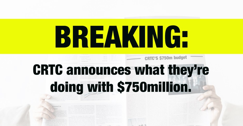 Image for Advocates stunned by CRTC’s decision to cut its own Internet speed targets in half for new Broadband Fund