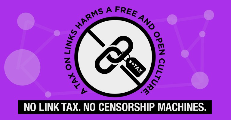 Image for Implementing the Link Tax in the worst way possible
