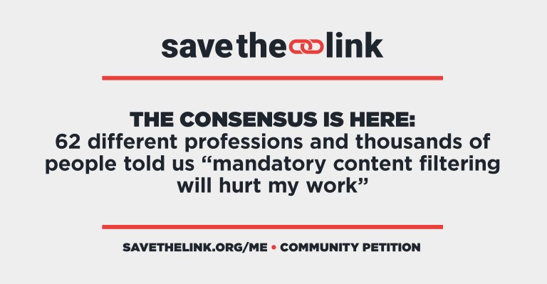 Image for 62 Professions Harmed by Content Filtering