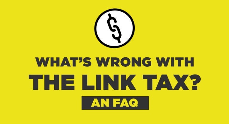 Image for What’s wrong with the Link Tax? (an FAQ)