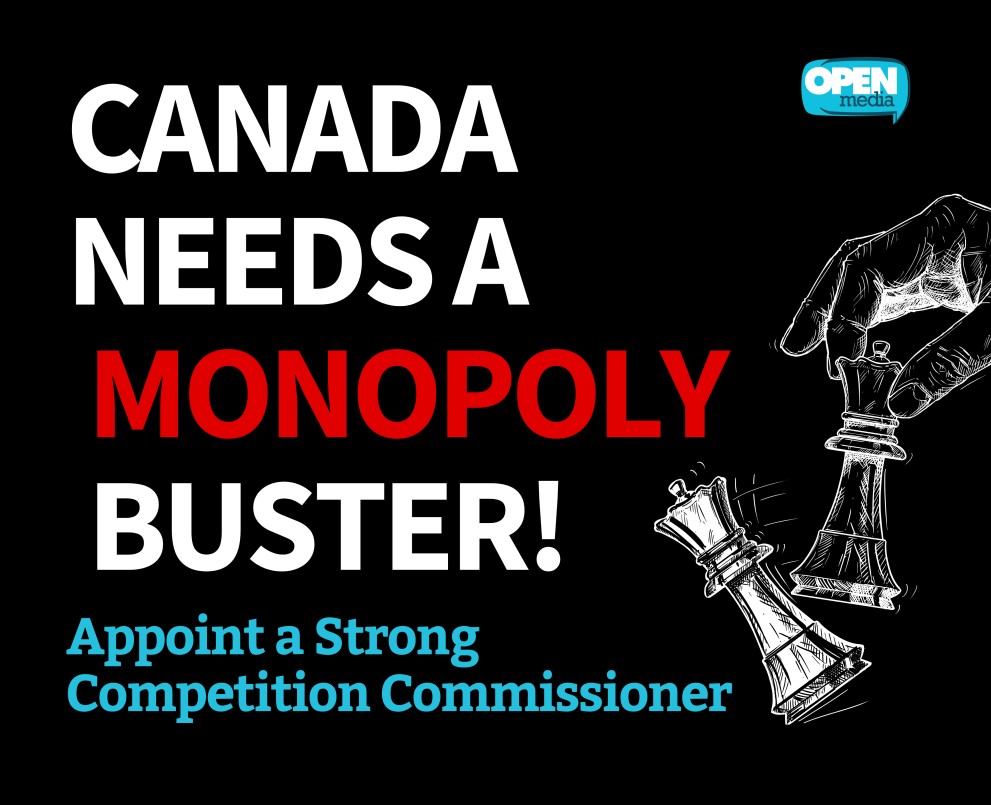 Canada Needs a Commissioner Who Fights Monopolies