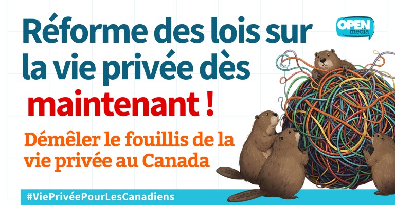 Image for Exigeons maintenant une réforme des lois sur la vie privée !