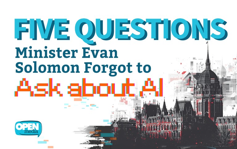 Image for Five Questions Minister Evan Solomon Forgot to Ask About AI