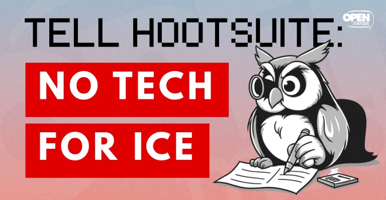 Image for Tell Hootsuite: No Tech for ICE!