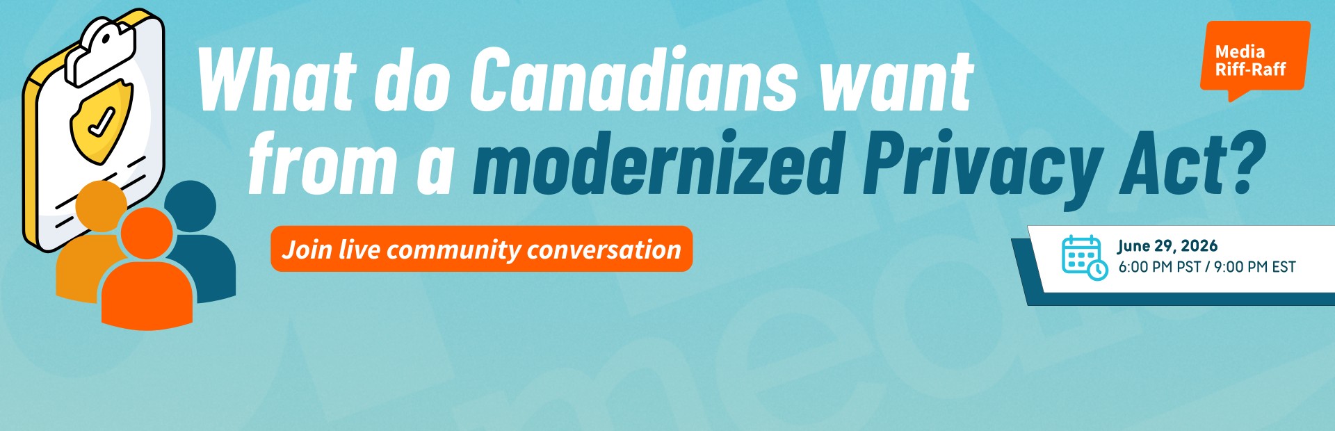 Join our live community conversation on June 29