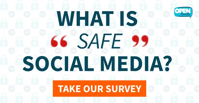 Image for OpenMedia Survey: Your Voice on Digital Safety