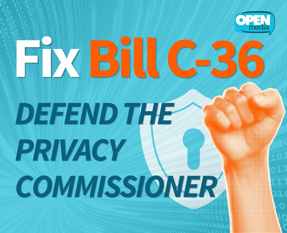 Tell your MP: Fix Bill C-36