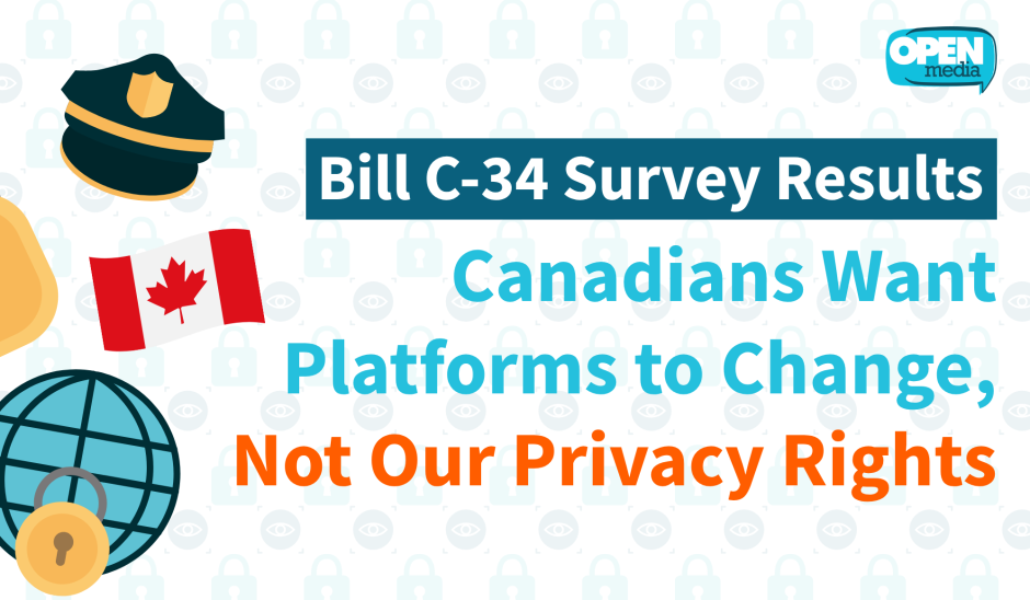 Image for OpenMedia Digital Safety Survey Findings: Canadians Want Platforms to Change, Not Our Privacy Rights