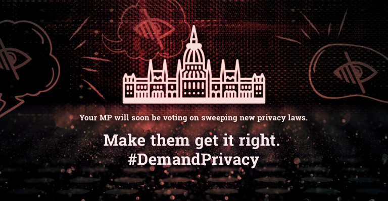 Image for #DemandPrivacy: More Privacy Rights, Not Less!