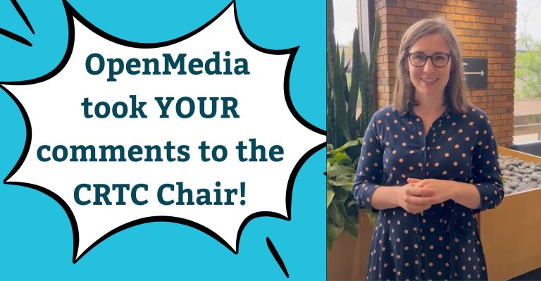 Image for Reportback: YOUR meeting with the CRTC’s new Chair