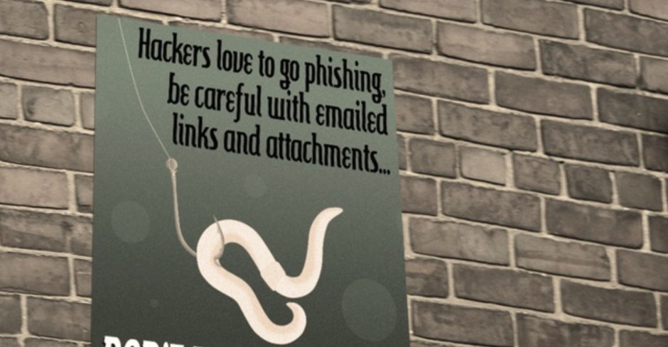 Image for Daily Dot: National Cybersecurity Awareness Month warning posters