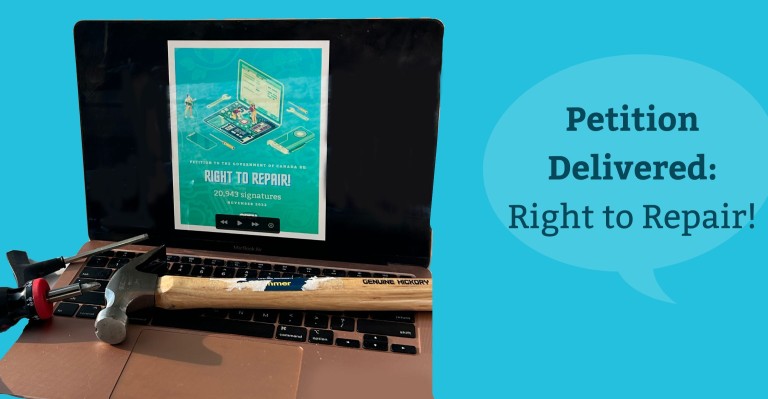 Image for Your voice DELIVERED: Over 20K signatures to the government demanding Right to Repair