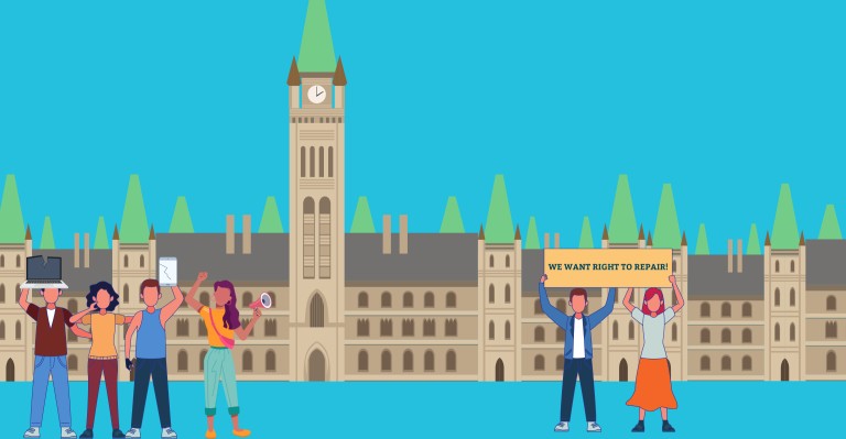 Image for ​​Taking your right to repair message on Bill C-244 to the Standing Committee on Industry and Technology.