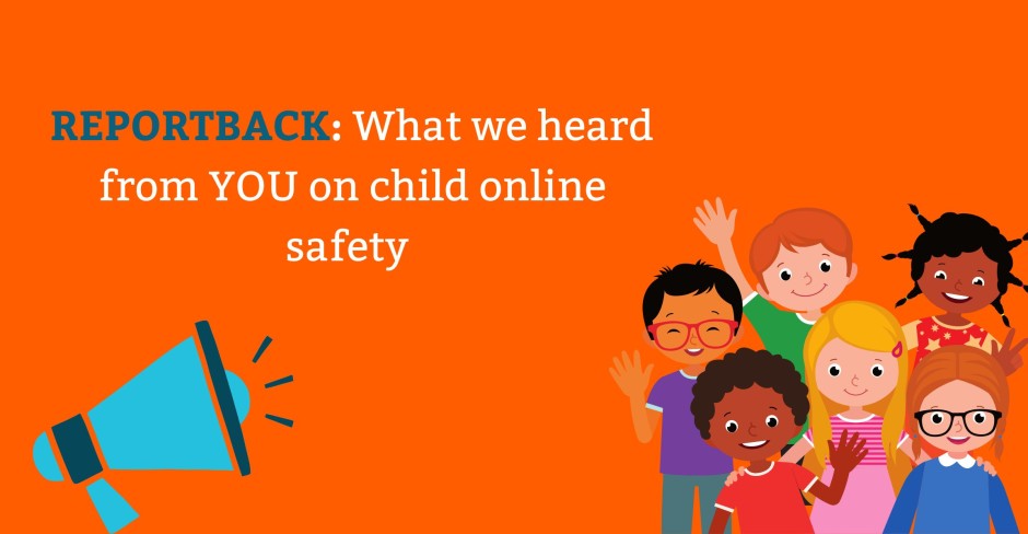 Image for What we heard from YOU on child online safety 