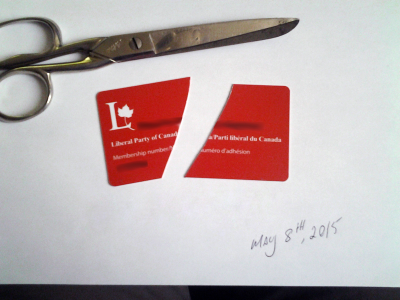 Image for Liberals are cutting their membership cards after Bill C-51 vote