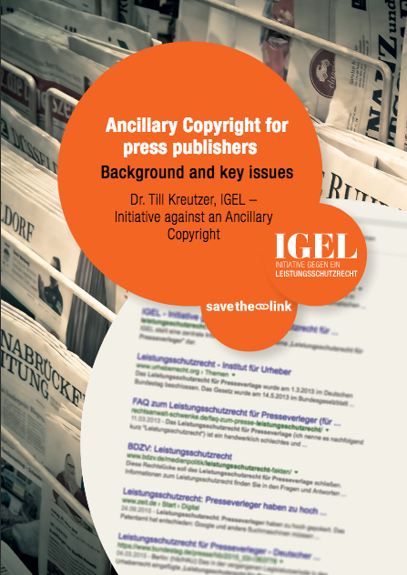 Profile picture of Ancillary Copyright for press publishers – background and key issues