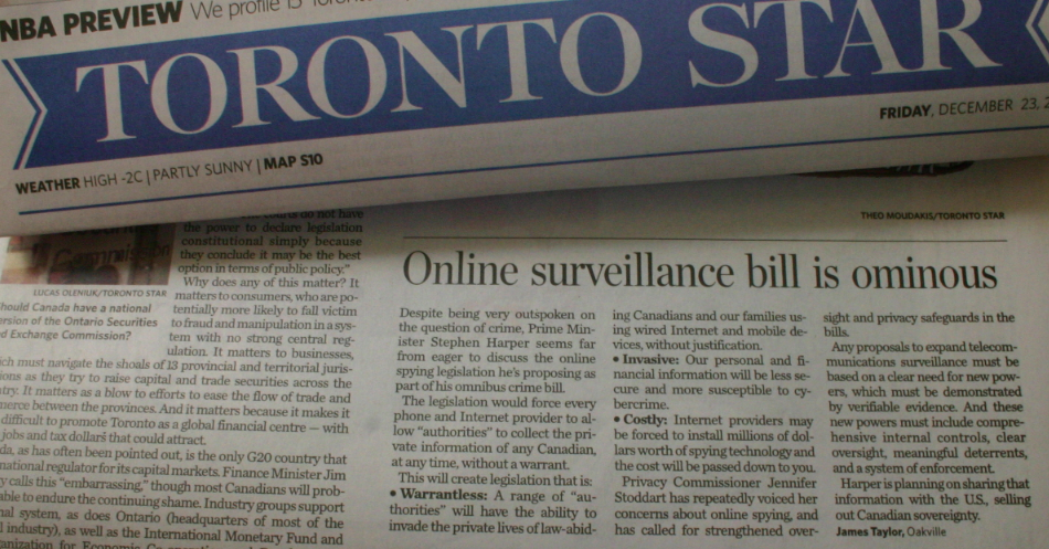 Stop Online Spying Letters To The Editor Making An Impact
