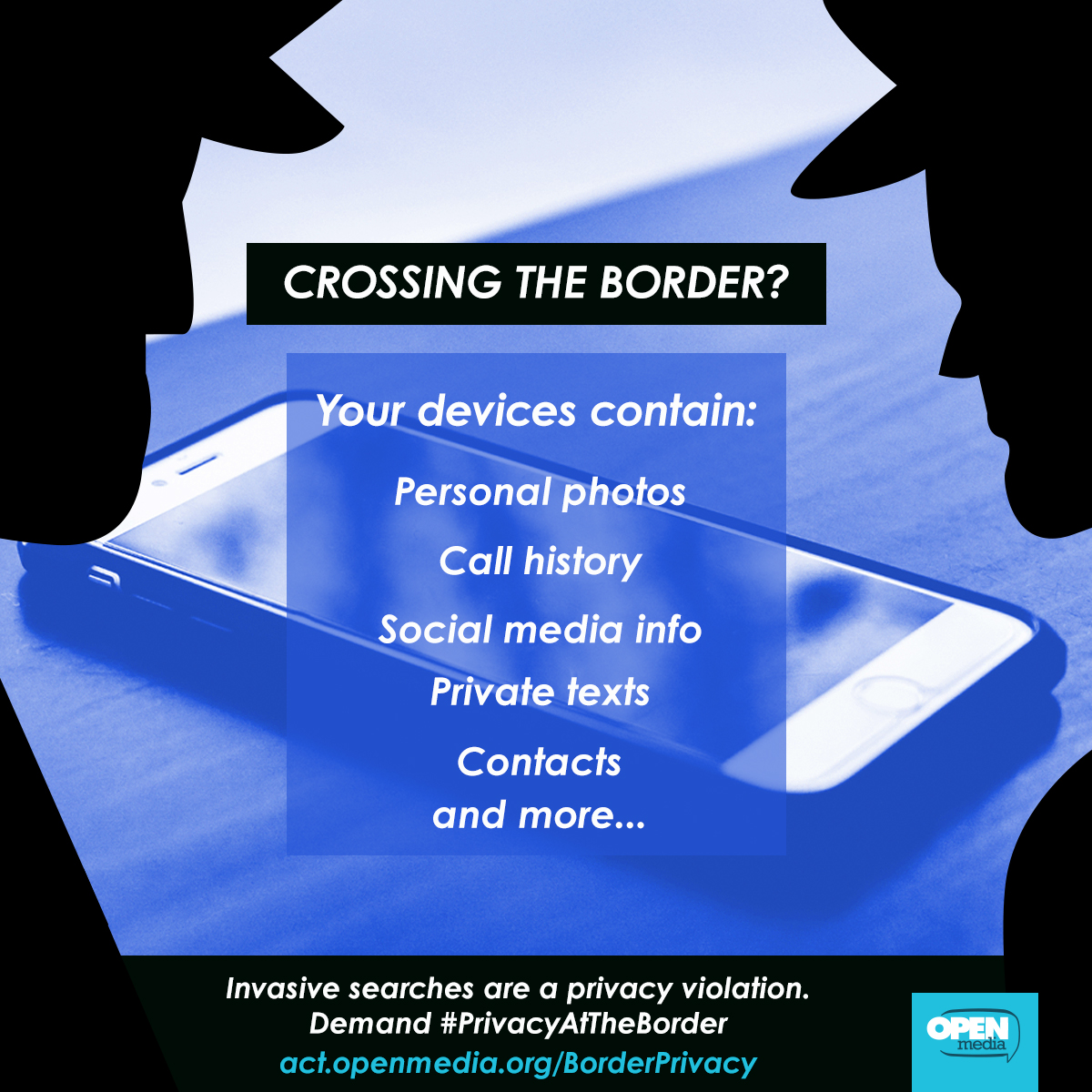 demand privacy at the border