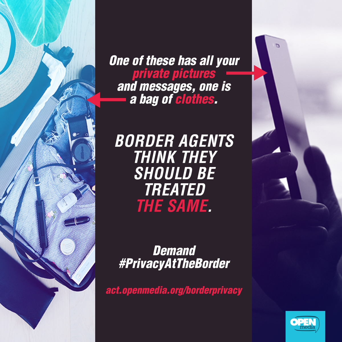 demand privacy at the border