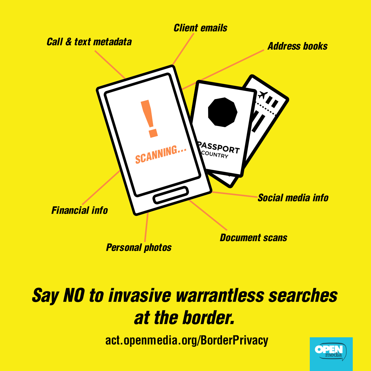 demand privacy at the border