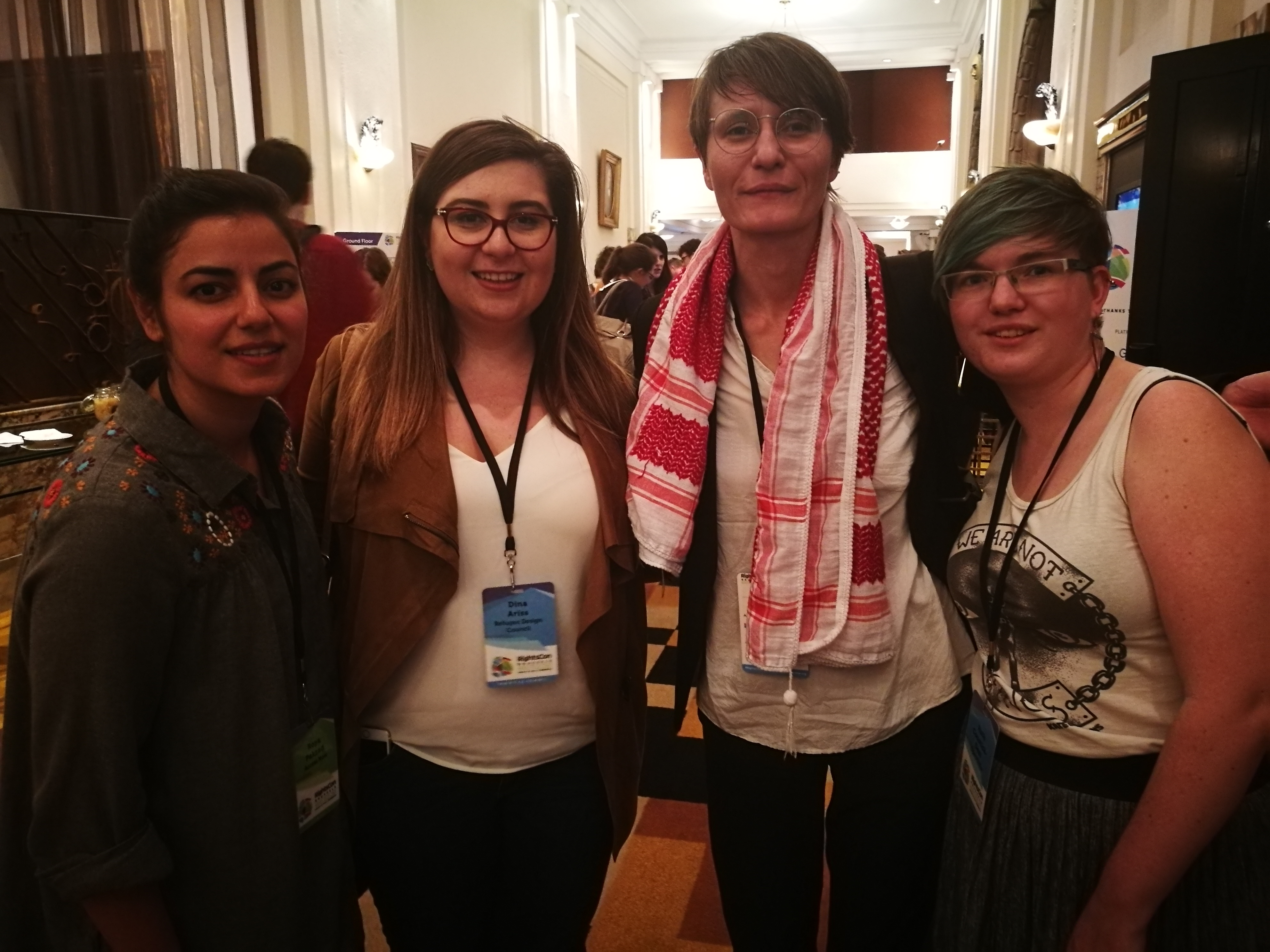 Ruth with other digital rights activists 